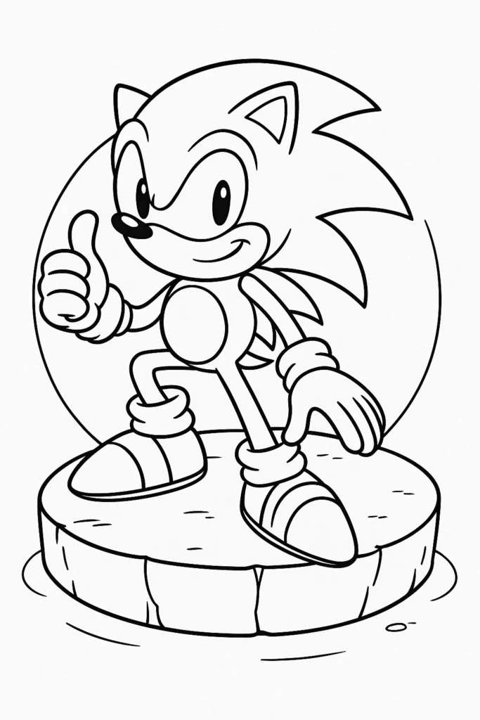 Sonic with Circle Platform