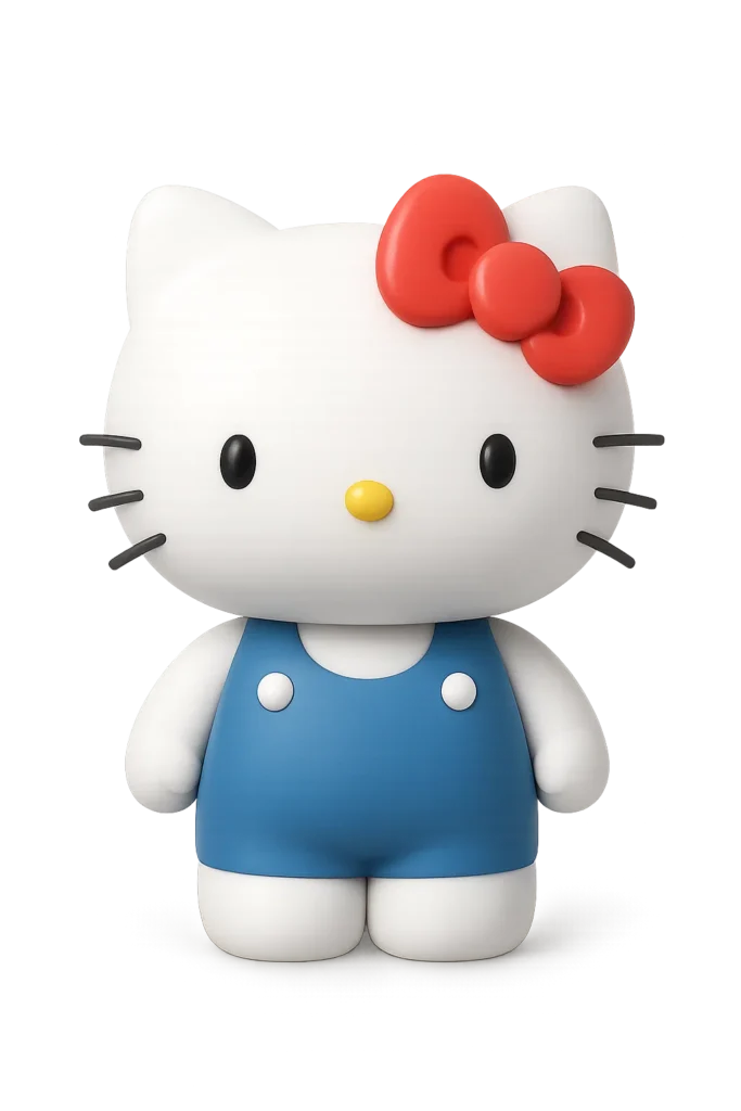 3d Hello Kitty